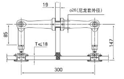 气循环驳接爪