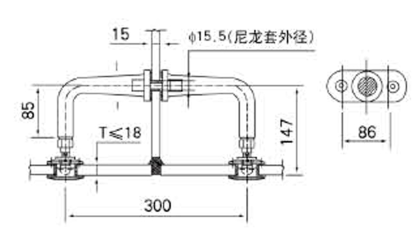 气循环驳接爪